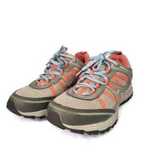 Merrell Cream and Orange Athletic Shoes with Breathable Mesh and Sturdy Sole